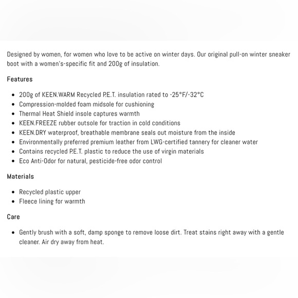 Keen ‘Terradora II Wintry’ Pull-On Waterproof Winter Boot- DISPLAY SHOE - Picture 2 of 8